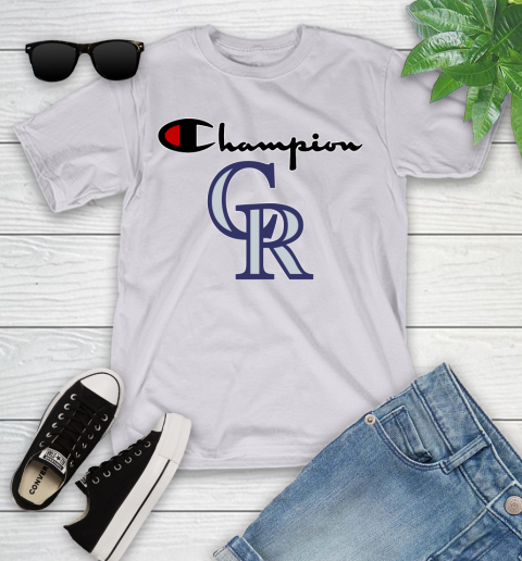 MLB Baseball Colorado Rockies Champion Shirt Youth T-Shirt 2