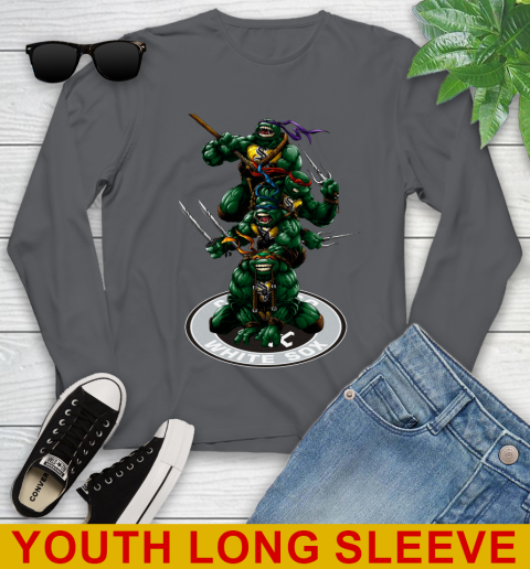 MLB Baseball Chicago White Sox Teenage Mutant Ninja Turtles Shirt Youth Long Sleeve 9