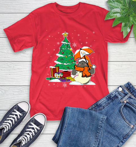 Miami Marlins MLB Baseball Cute Tonari No Totoro Christmas Sports T-Shirt 11