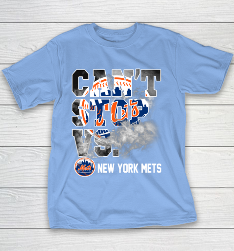 MLB New York Mets Baseball Can't Stop Vs Mets Youth T-Shirt 8