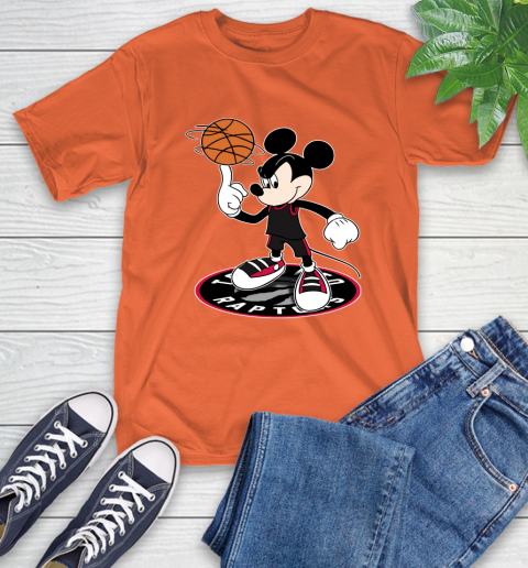 NBA Basketball Toronto Raptors Cheerful Mickey Disney Shirt not broken the mould T-Shirt 5