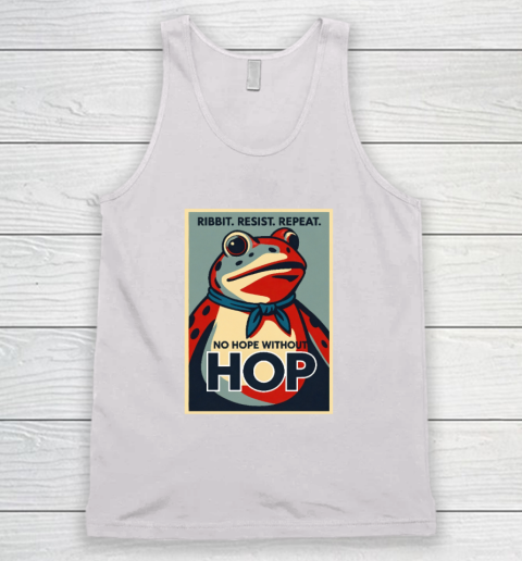 Resist Portland Frog I Stand With Frog Ribit Resist Repeat Tank Top