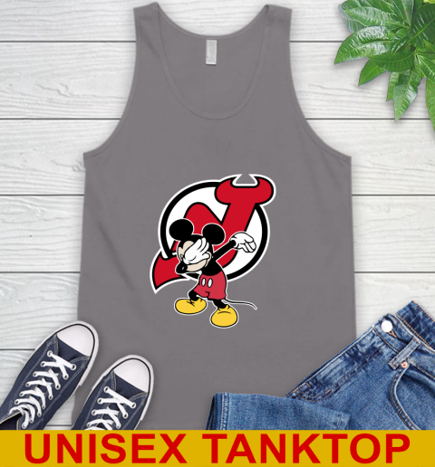 New Jersey Devils NHL Hockey Dabbing Mickey Disney Sports Tank Top 7