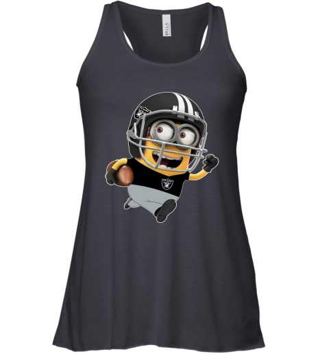NFL Oakland Raiders Minions Disney Football Sports uMuLULnO8KY flowy tank 32 95 151514 front midnight