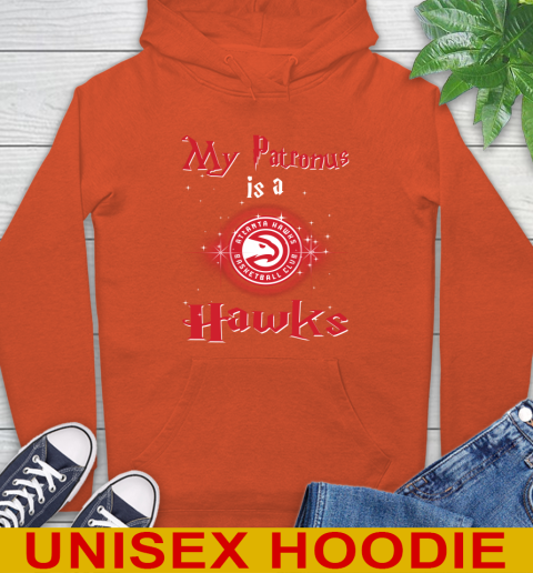 NBA Basketball Harry Potter My Patronus Is A Atlanta Hawks Hoodie 4