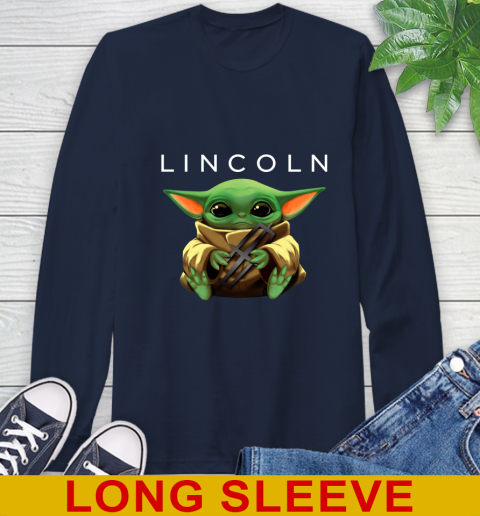 Star Wars Baby Yoda Hugs Lincoln Car Shirt 57