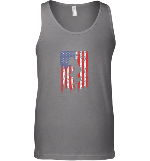 9llr vintage patriotic american flag baseball shirt usa unisex tank 17 front graphite heather