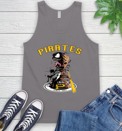 MLB Pittsburgh Pirates Baseball Venom Groot Guardians Of The Galaxy Tank Top 7