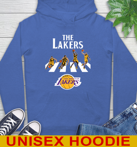 NBA Basketball Los Angeles Lakers The Beatles Rock Band Shirt Hoodie 9