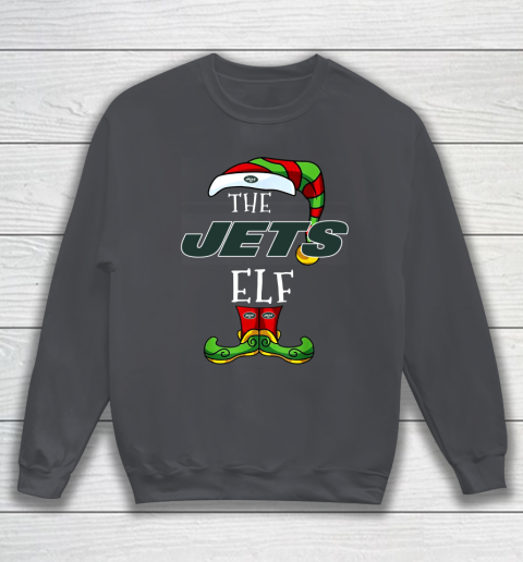 New York Jets Christmas ELF Funny NFL Sweatshirt 4