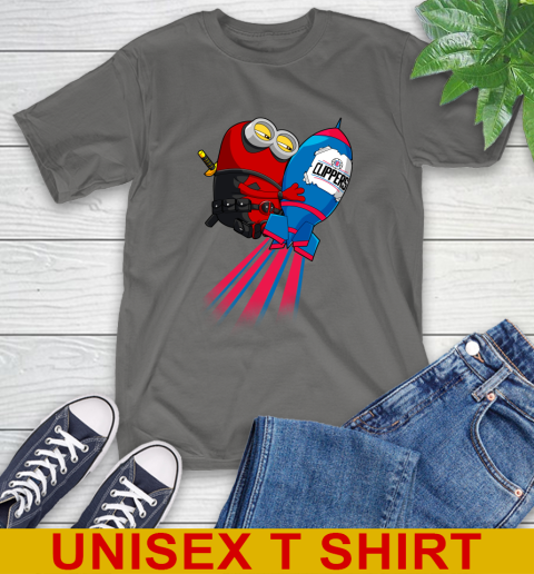 NBA Basketball LA Clippers Deadpool Minion Marvel Shirt T-Shirt 10