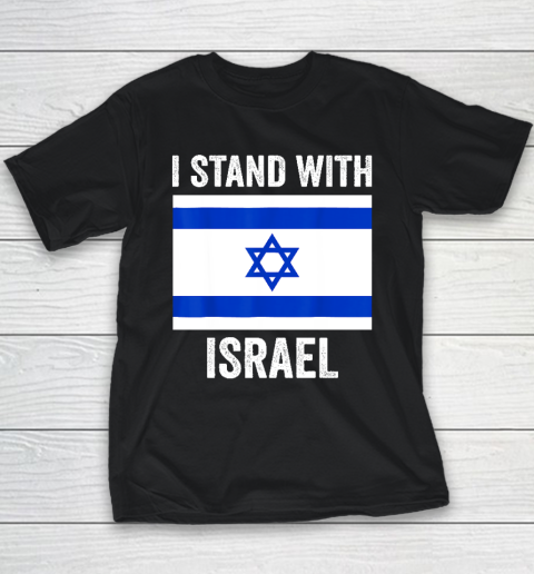 I Stand With Israel  Free Israel Youth T-Shirt