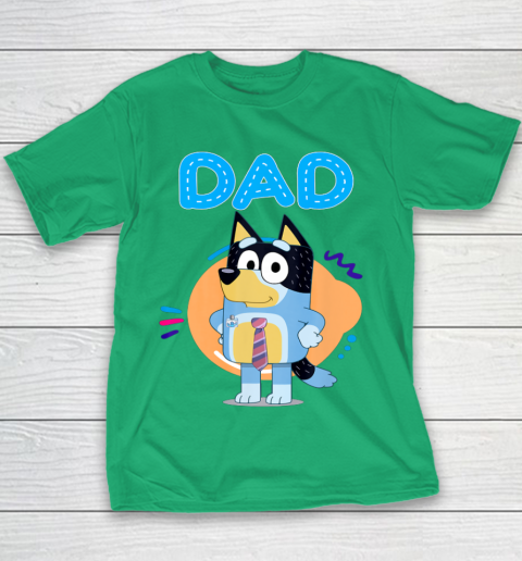 Bluey Dad Lover Forever Father's Day Youth T-Shirt 5
