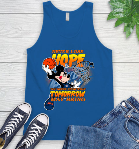 Oklahoma City Thunder NBA Basketball Mickey Disney Never Lose Hope Tank Top 4