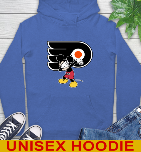 Philadelphia Flyers NHL Hockey Dabbing Mickey Disney Sports Hoodie 9