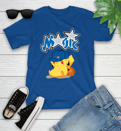 NBA Pikachu Basketball Sports Orlando Magic Youth T-Shirt 9