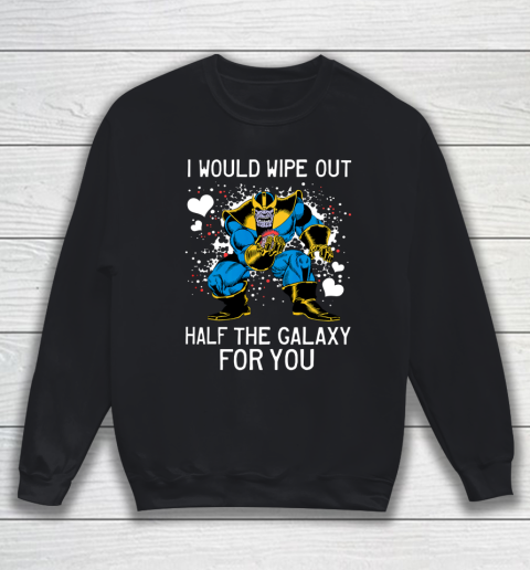 Marvel Thanos Half The Galaxy Valentine Graphic Sweatshirt