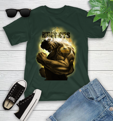 Denver Nuggets NBA Basketball Hulk Marvel Avengers Sports Youth T-Shirt 5