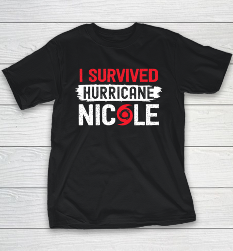 I Survived Hurricane Nicole Youth T-Shirt