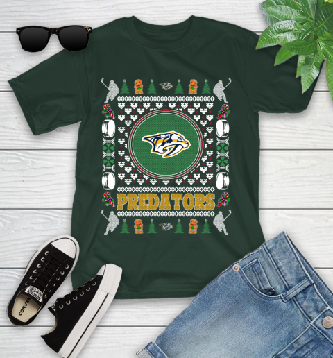 Nashville Predators Merry Christmas NHL Hockey Loyal Fan Ugly Shirt 104
