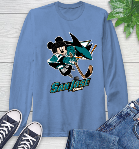 NHL Boston Bruins Mickey Mouse Disney Hockey T Shirt Youth Long Sleeve