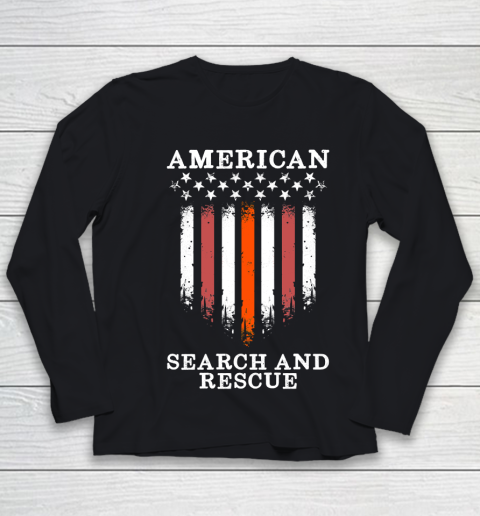 Veteran Shirt Search And Rescue SAR Team Youth Long Sleeve