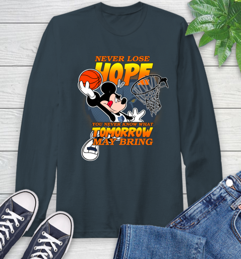 Memphis Grizzlies NBA Basketball Mickey Disney Never Lose Hope Long Sleeve T-Shirt 9