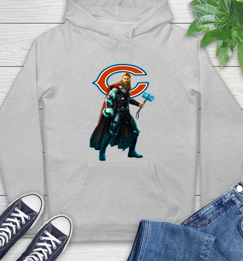 NFL Thor Avengers Endgame Football Chicago Bears Hoodie 6