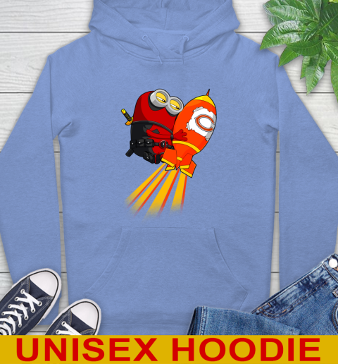 NFL Football Chicago Bears Deadpool Minion Marvel Shirt Hoodie 11