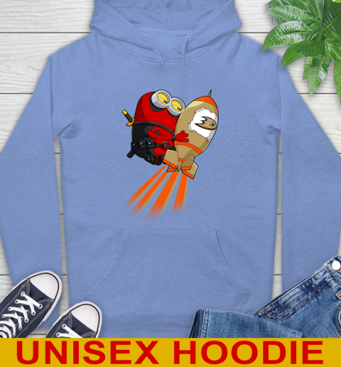 NHL Hockey Anaheim Ducks Deadpool Minion Marvel Shirt Hoodie 11
