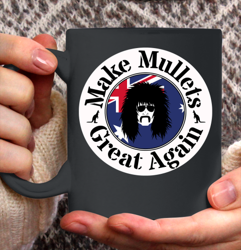 Funny Shirt Make Mullets Great Again, Australian, Aussie, Ozzy Ceramic Mug 11oz
