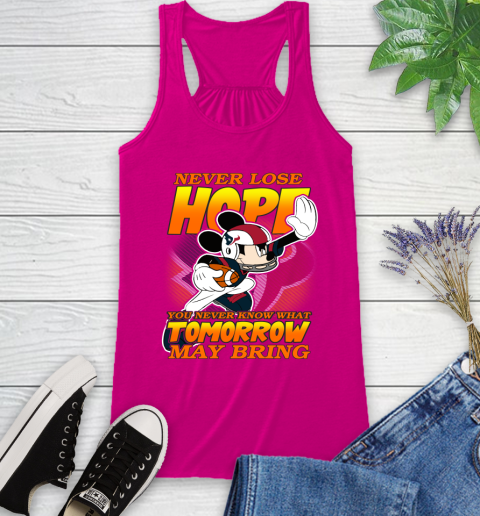 Houston Texans NFL Football Mickey Disney Never Lose Hope Racerback Tank 7