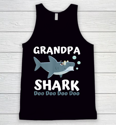 Grandpa Funny Gift Apparel  Fathers Day Gift From Wife Kids Baby Grandpa Tank Top