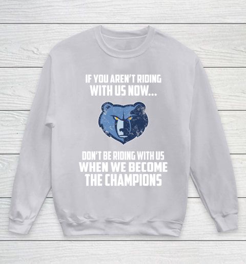 NBA Memphis Grizzlies Basketball We Become The Champions Youth Sweatshirt 3