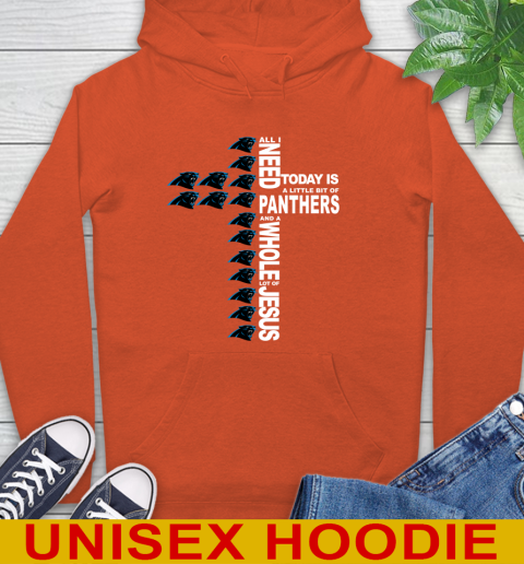 NFL All I Need Today Is A Little Bit Of Carolina Panthers Shirt Hoodie 4