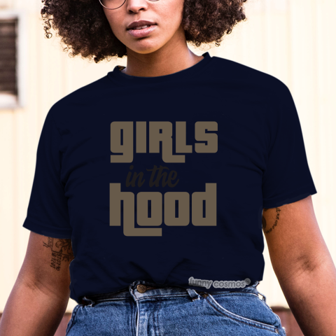 Jordan 1 Mocha Matching Sneaker Tshirt For Woman For Girl Girls in the Hood White Jordan Shirt