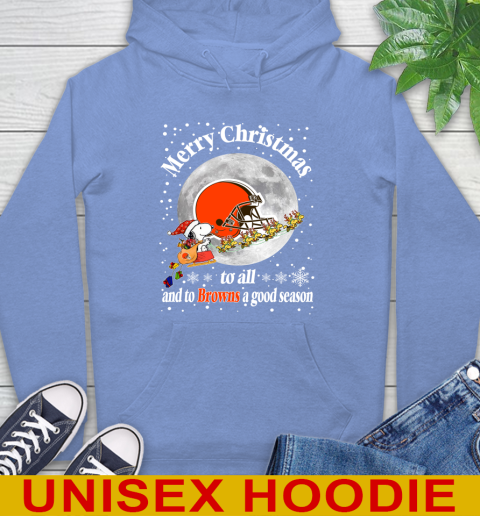 Cleveland Browns Merry Christmas To All And To Browns A Good Season NFL Football Sports Hoodie 11