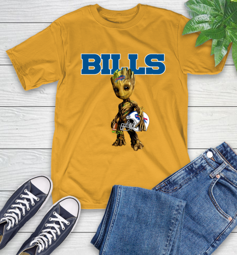 Buffalo Bills NFL Football Groot Marvel Guardians Of The Galaxy T-Shirt 3