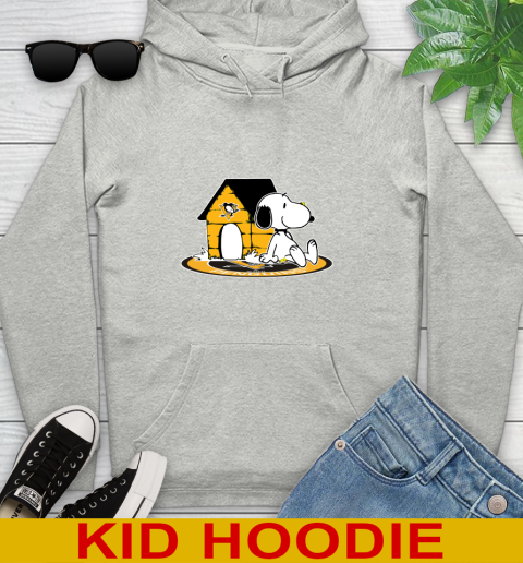 NHL Hockey Pittsburgh Penguins Snoopy The Peanuts Movie Shirt Youth Hoodie
