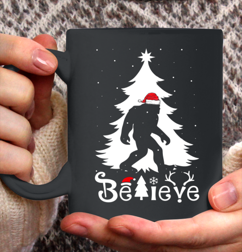 Bigfoot Christmas Gifts For Men Boys Girls Funny Christmas Ceramic Mug 11oz