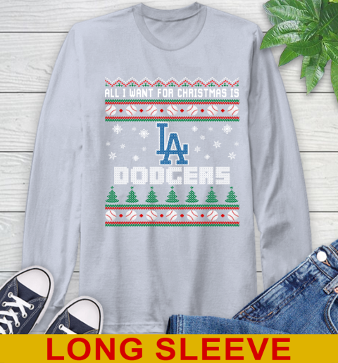 MLB All I Want For Christmas Is Los Angeles Dodgers Baseball Sports 60