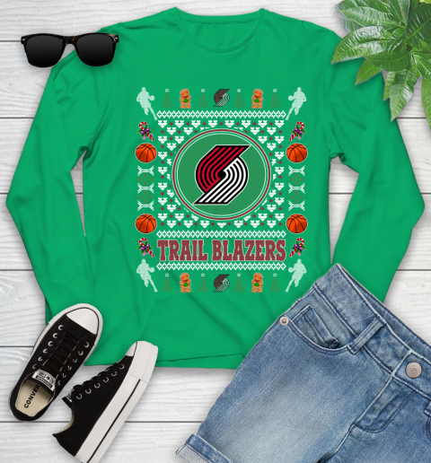 Portland Trail Blazers Merry Christmas NBA Basketball Loyal Fan Ugly Shirt 278
