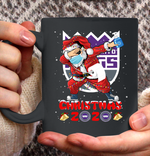 Sacramento Kings Funny Santa Claus Dabbing Christmas 2020 NBA Ceramic Mug 11oz