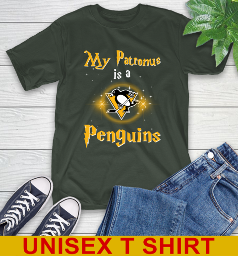 NHL Hockey Harry Potter My Patronus Is A Pittsburgh Penguins T-Shirt 6