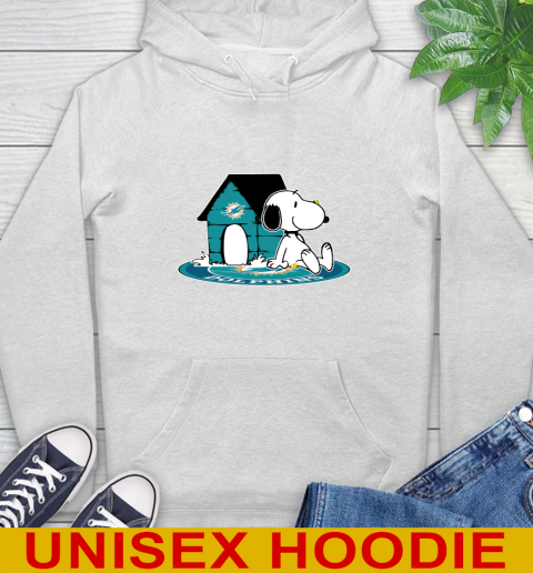 NFL Football Miami Dolphins Snoopy The Peanuts Movie Shirt Hoodie
