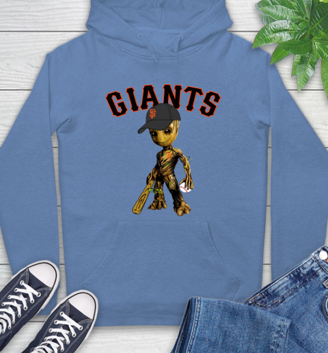 MLB San Francisco Giants Groot Guardians Of The Galaxy Baseball Hoodie 11
