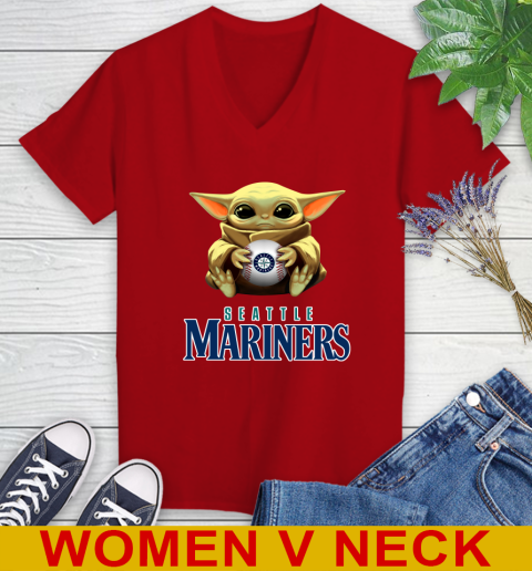 MLB Baseball Seattle Mariners Star Wars Baby Yoda Shirt 88