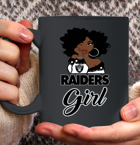 Oakland Raiders Girl NFL Ceramic Mug 11oz 3
