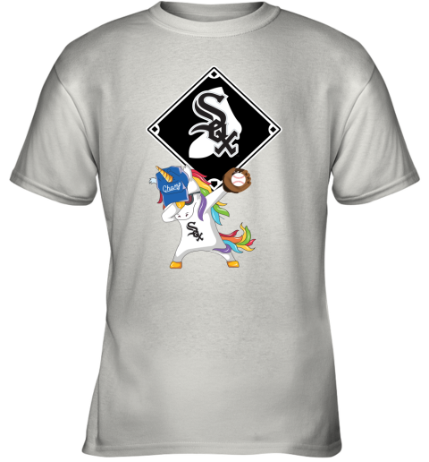 Hip Hop Dabbing Unicorn Flippin Love Chicago White Sox Youth T-Shirt