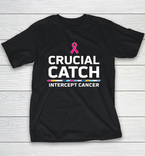 Crucial Catch Intercept Cancer T Shirt Youth T-Shirt